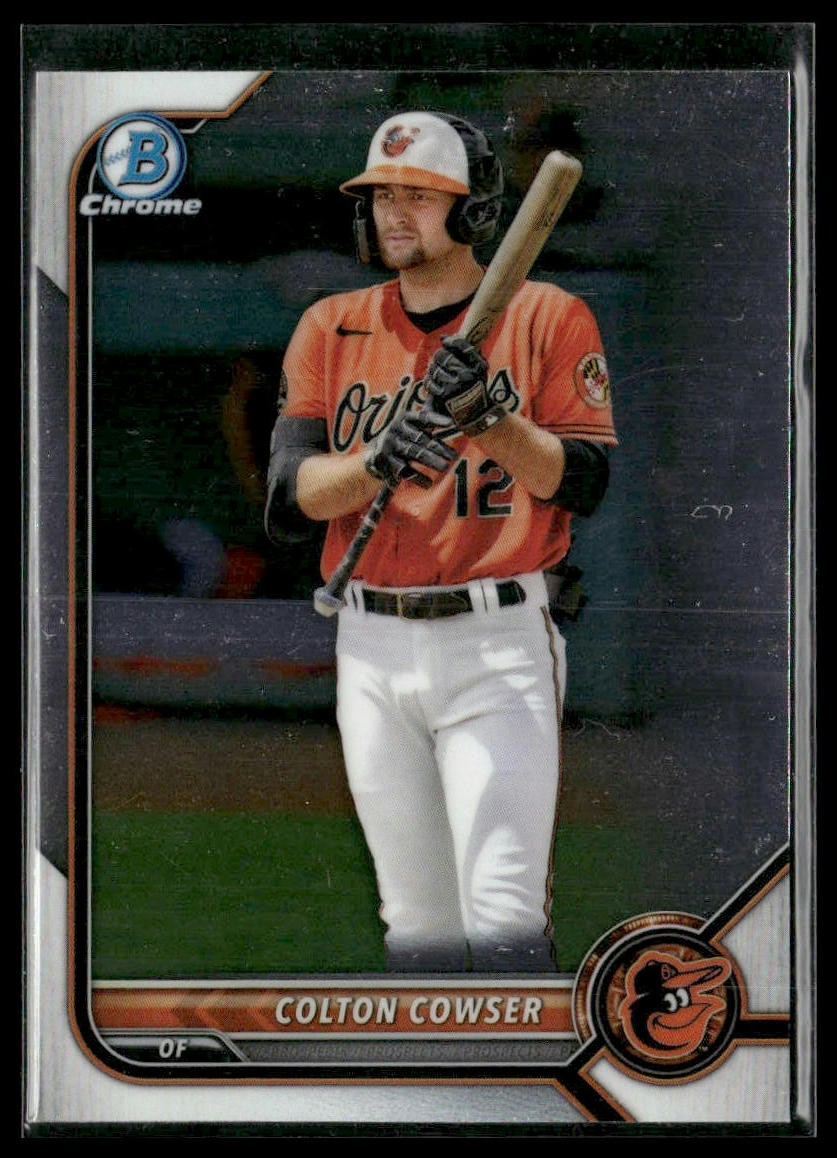 Colton Cowser 2022 Bowman Chrome Prospects #BCP-49 Baltimore Orioles