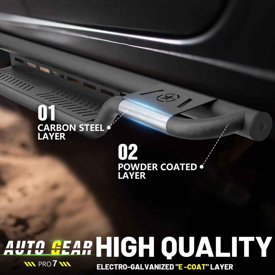 Side Step Running Boards For 1999-2016 Ford F250 F350 F450 F550 Regular Cab - Image 4 of 4