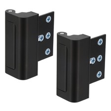 2pcs Home Security Door Lock Reinforcement 3 Inch Stop Withstand 800lbs