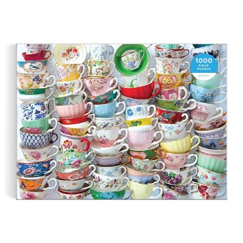 Teacups 1000 Piece Puzzle by Galison (Jigsaw) - Image 5