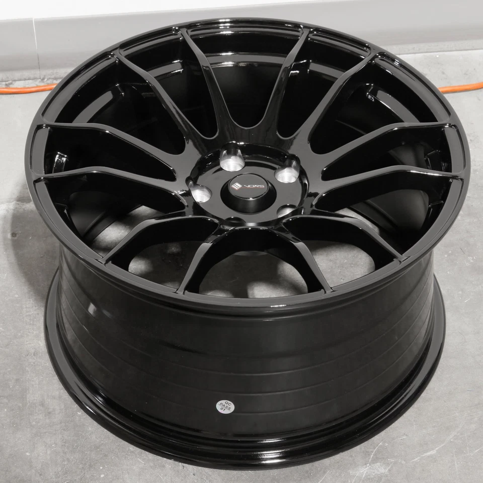 19x8.5/19x9.5 Black Wheels Vors TR10 5x114.3 35/35 (Set of 4)  73.1 - Image 4 of 4