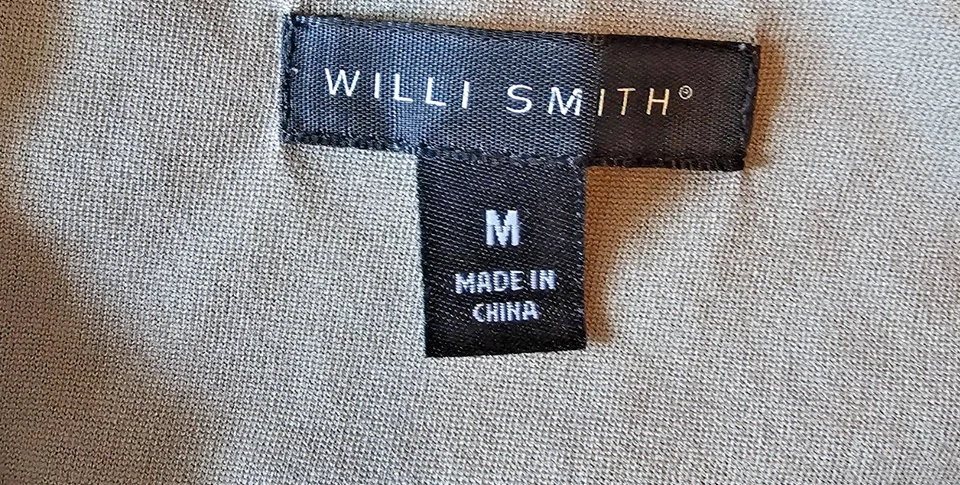 Camisa Willi Smith feminina chiffon bege gola capuz sem mangas tamanho M, fada - Imagem 3 de 4