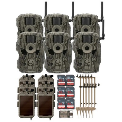 Stealth Cam 36MP Fusion Max Cellular Trail Camera 6 Pack Bundle