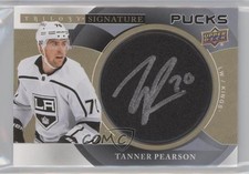 2018-19 Upper Deck Trilogy Signature Pucks Tanner Pearson #SP-TP Auto 06x7