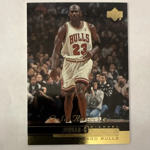 Upper Deck Gold Reserve Michael Jordan #239 Checklist Chicago Bulls Card