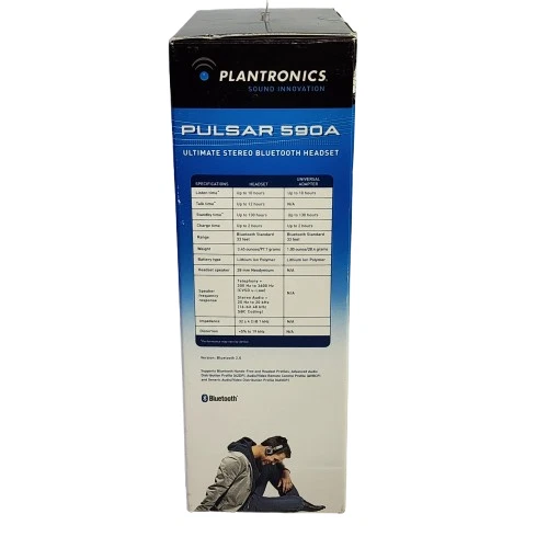 Plantronics Pulsar P590A Bluetooth Headphones New In Box - Image 4 of 4