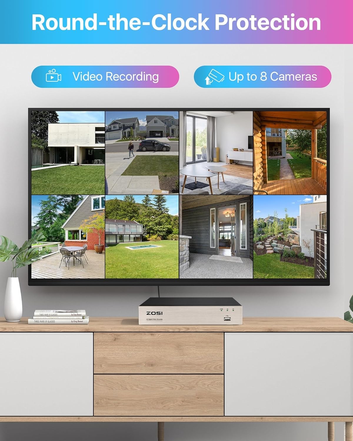 caméra surveillance – design et finitions