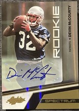 Devin McCourty 2010 Absolute Spectrum Auto Autograph /199 Rookie RC Patriots