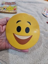 70's Silicone Suction Cups Smiley Face Mat 5"