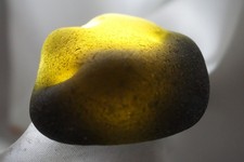 Black Sea Glass - 30g RAREST OLDEST Pirate 1800s Key West, Florida, USA fllo29