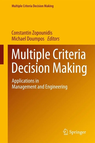 Constantin Zopounidis (U. A.) | Multiple Criteria Decision Making | Buch (2016)-image