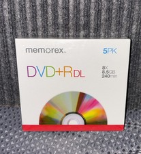 Memorex 05835 DVD R DL Dual Layer 8.5GB 8x Recordable Discs 5 Pack