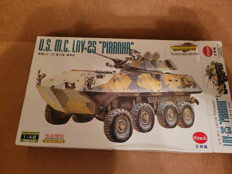 Kitech US MC LAV 25 Piranha 1:48 Scale New Open Box
