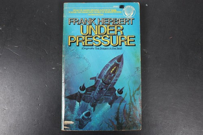 #ad #ad Under Pressure Frank Herbert 1976 Ballantine Books Sci Fi quot;Dragon in the Seaquot; PB $11.86