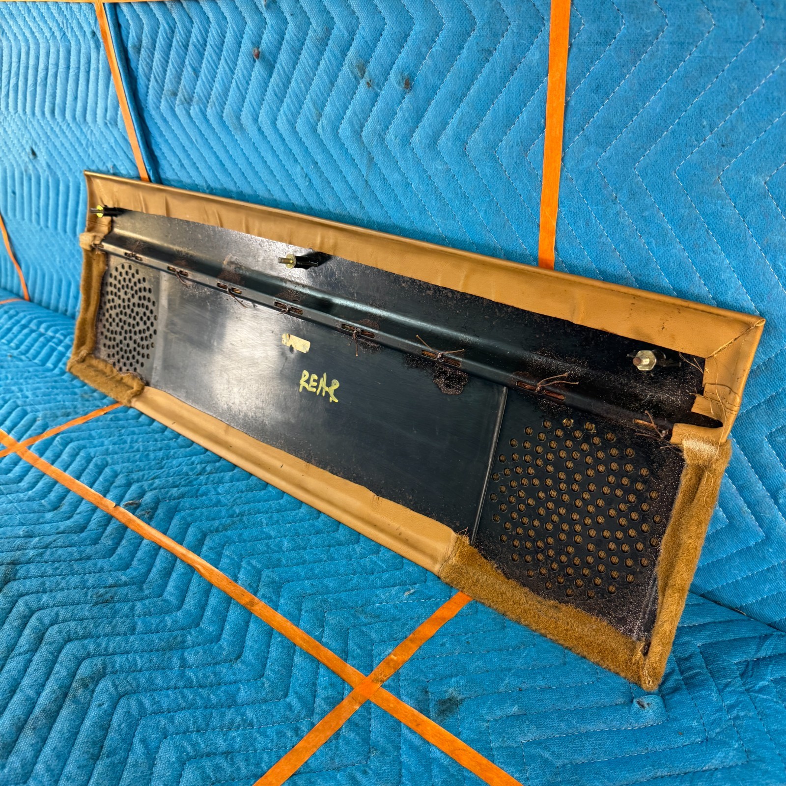1989-1991 CHRYSLER TC MASERATI Rear Deck Trim Panel with Speaker Grilles 46K oem