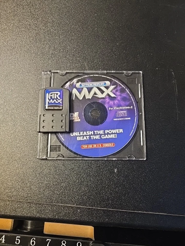 Action Replay MAX Pour PSP - Carte Mémoire Et CD, Rare, Très Bon état