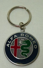 Alfa Romeo Enamel Metal Keychain 2017 North American International Auto Show