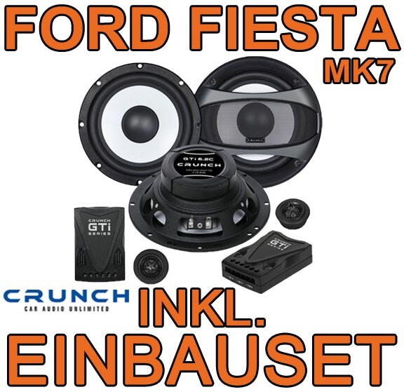 Ford Fiesta MK7 Crunch Gti 16Cm Lautsprecher Boxen Vorne Hinten Front Heck TÜR-image
