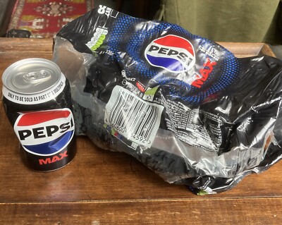 Seltene Pepsi Max Dose, gekauft: versiegelt aber leer; verpackt beschädigt (enthalten)
