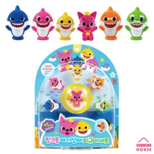 Pinkfong Baby Shark Family Figure Set 6 Figures Korean Toy