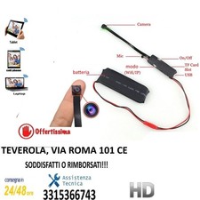 MINI TELECAMERA WIFI da sorveglianza MINI CAMERA WIRELESS NASCOSTA SPY IP 