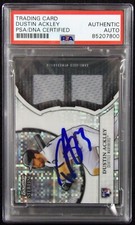 Dustin Ackley Signed 2011 Topps Bowman Sterling Relic Card #XDR-DA PSA Authentic