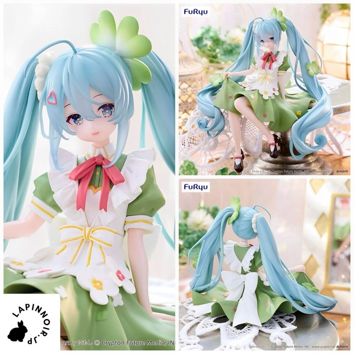 Vocaloid Hatsune Miku Flower Fairy Noodle Stopper Figure Clover