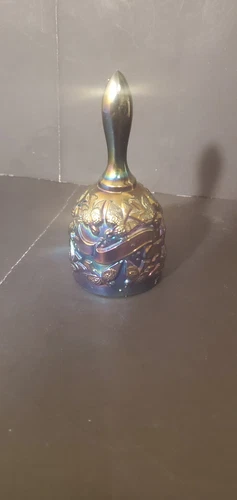 Vintage Fenton Iridescent  Carnival Glass Bell