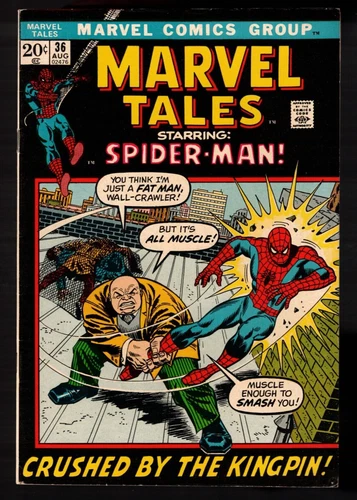 Marvel Tales 36  (reprints Amazing Spider-Man 51)  vs Kingpin! 1972 VF-