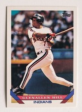GLENALLEN HILL 1993 Topps Baseball Base #666 Cleveland Indians