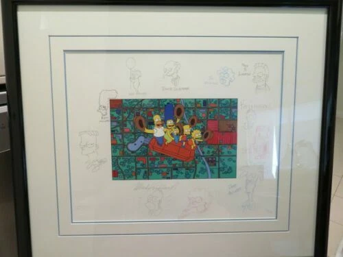 The Simpsons Collectible Animation Art