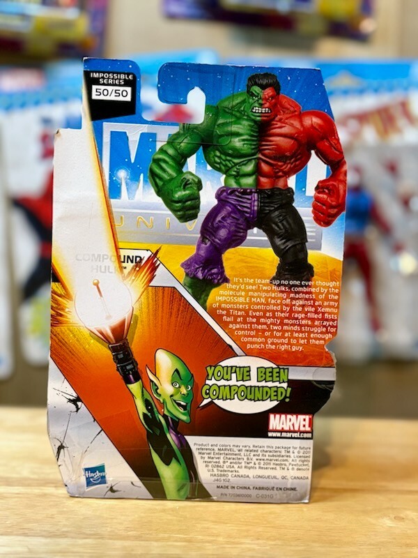 【希少品】MARVEL COMPOUND HULK フィギュア　2011製 2011 Marvel Universe Compound HULK Impossible Series NYCC