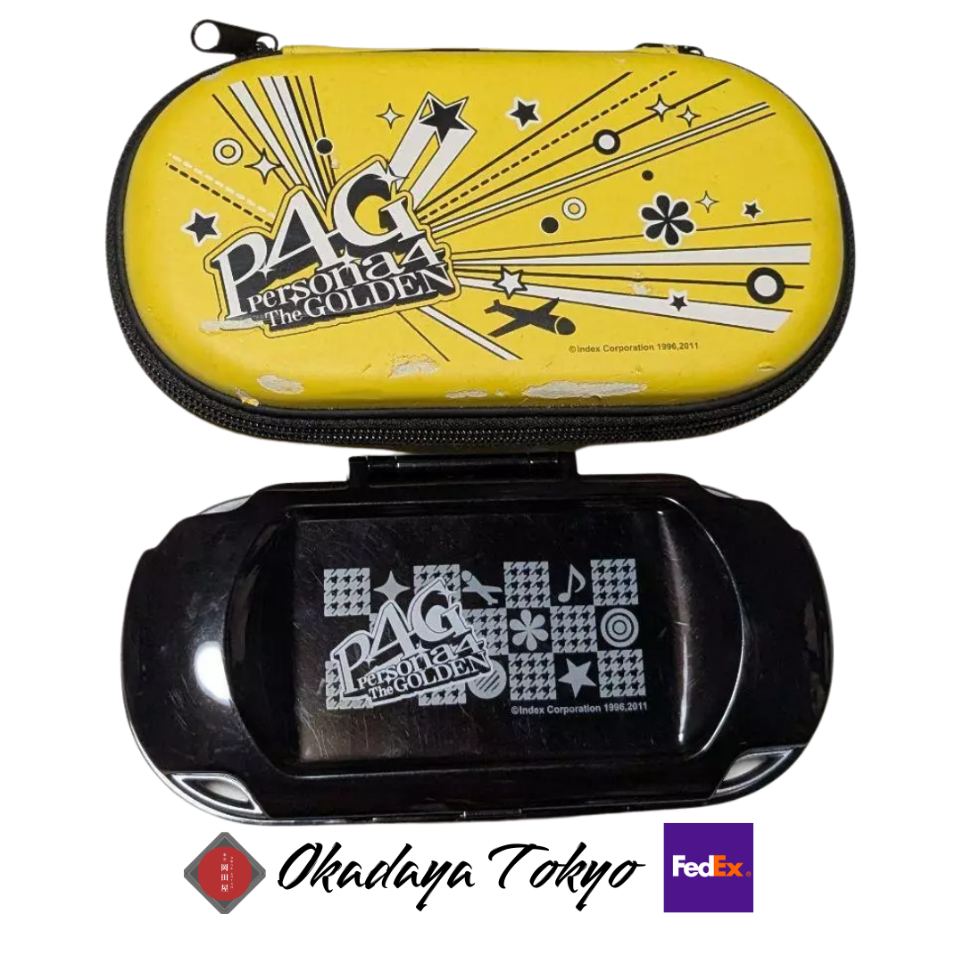 PS Vita PCH-1000 Console with Persona 4 Golden Game and Sheet Included
