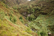 Photo 6x4 The steep valley of the Allt a' Chruinn Kintail The burn cuts a c2021