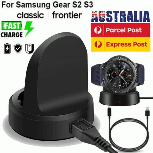 For Samsung Galaxy Watch 42mm 46mm SM-R800 R805 R810 R815USB Charger Cradle DocK - Picture 1 of 21