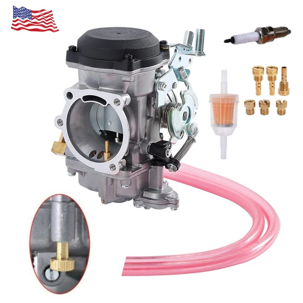 Quadrajet Carburetor Rebuild Kit CV40 Carb Carburetor For Harley Davidson Sportster 883 1200 XL883... Keihin Jet Kit - Foto 9