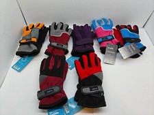 TruFit Youth Boys Gloves - Polar Feel - Wrist Straps - One Size - NWT Brand New