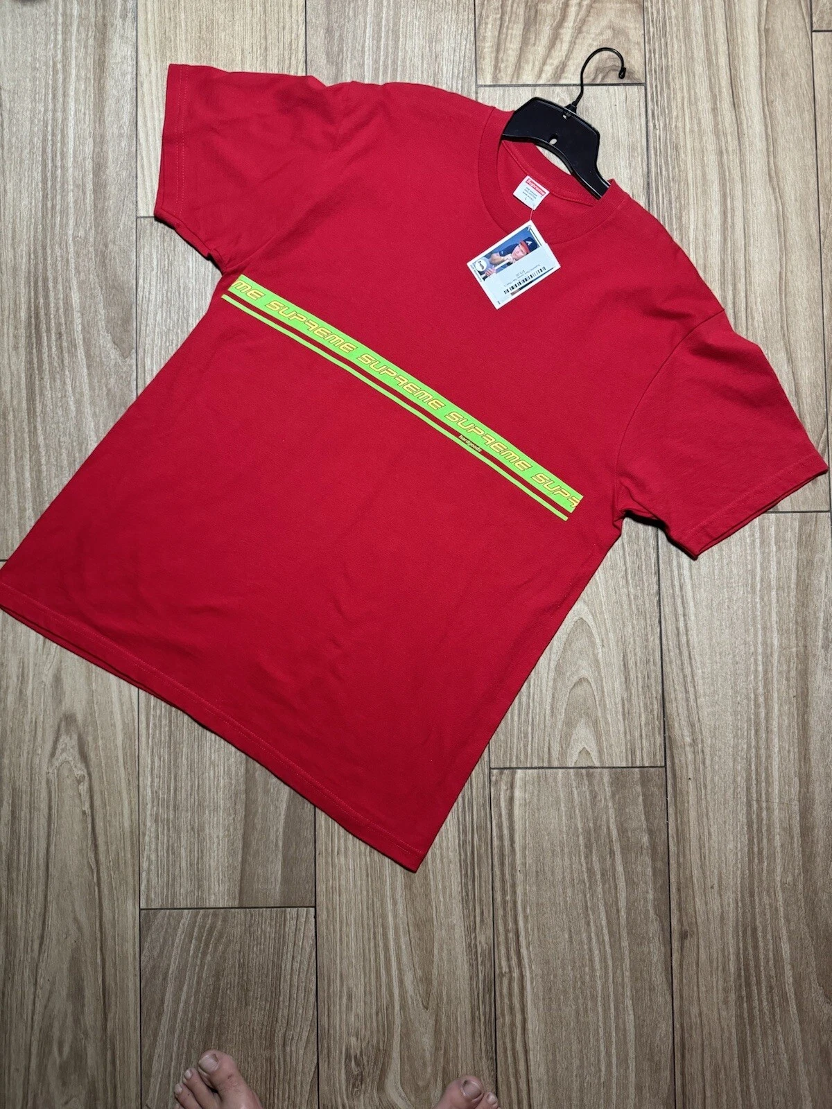 Tee shirt rouge Supreme SS19 Hard Goods taille L