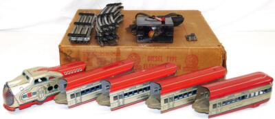 Marx 7675 M10005 Union Pacific Articulated passenger 5car Set 1951