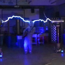 Tesla Coil Performance Potential Suit for Lig...