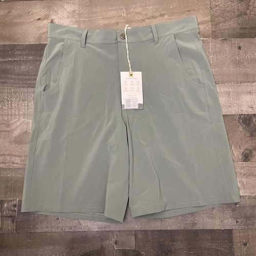 Free Fly NEW NWT Mens Hybrid Short 9” Green Fishing Performance Size 34 Pockets