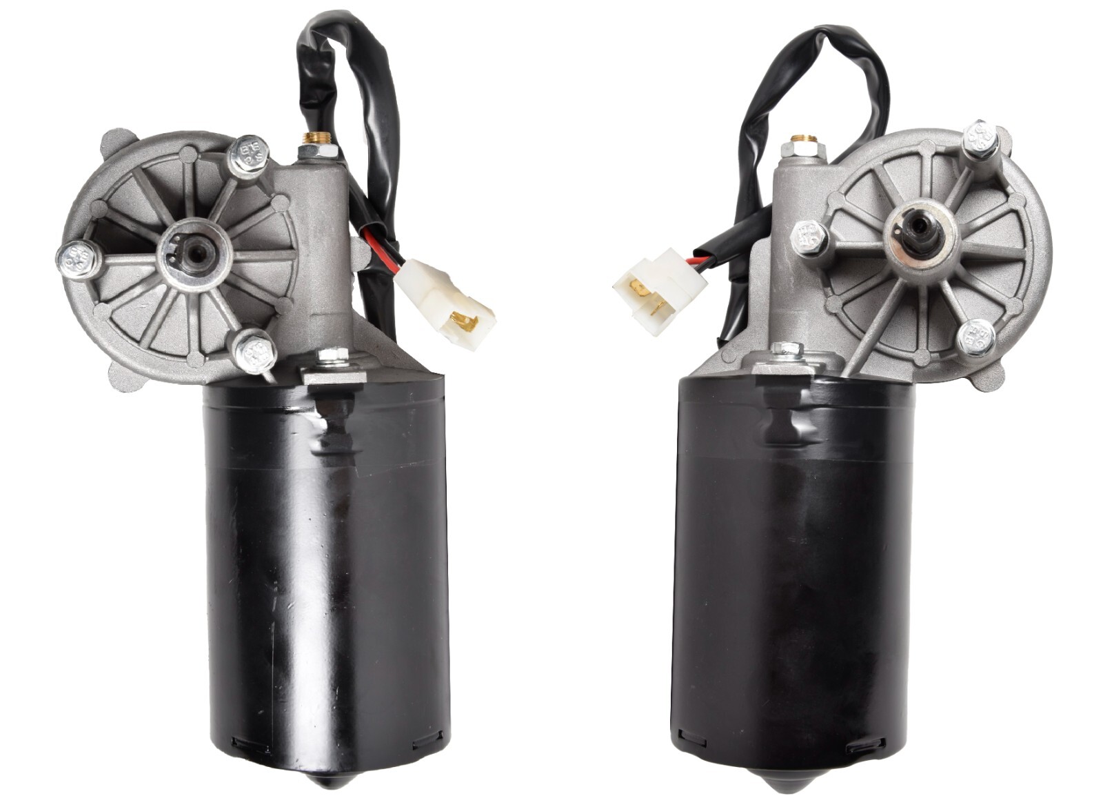 Left & Right Reversible Electric Worm Gear Motors 12V 100W Wiper 35 RPM