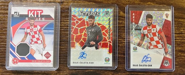 Duje Caleta-Car Trading Card Lot inkl. Rookies, Autos, Patch, nummeriert