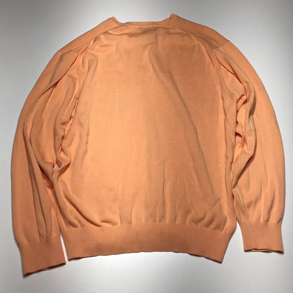 Jos. A. Suéter Banco Para Hombre Talla XL Naranja Claro Colección Firma Algodón Pima Foto 2 de 4