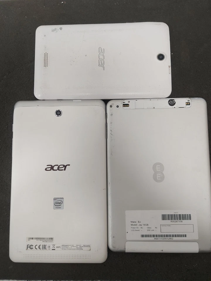 3X Mixed Tablet JobLot Bundle (Damaged/Faulty) For Parts Only — Untested #20 - Image 2 of 4
