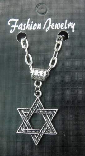 Star of David Pendant Necklace 20\
