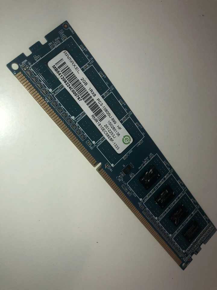 RAMAXEL 2GB DDR3 PC3-10600U 1333MHz 1Rx8 240-Pin - Image 3 of 3