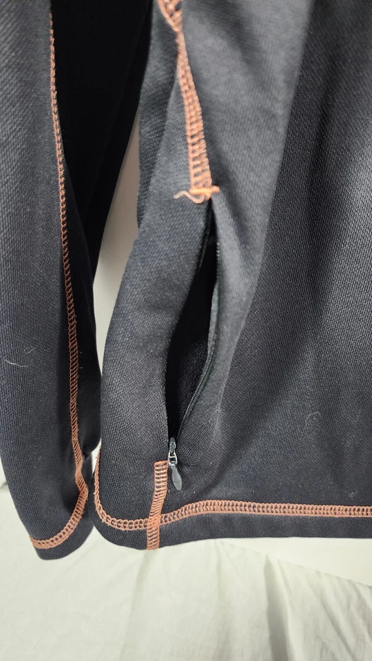 PUMA 1/4 МОЛНИИ ЖЕНЩИН ИЗ МИКРОФИБРЫ БЕГА РУБАШКА ПУЛОВЕР РАЗМЕР МАЛЕНЬКИЙ ТЕМНО-КОРИЧНЕВЫЙ - Изображение 4 из 4