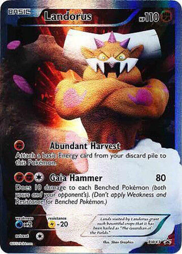 Pokemon BW43 Landorus 2012 Forces of Nature Collection Promo Pokemon BW43 Landorus 2012 Forces of Nature Collection Promo