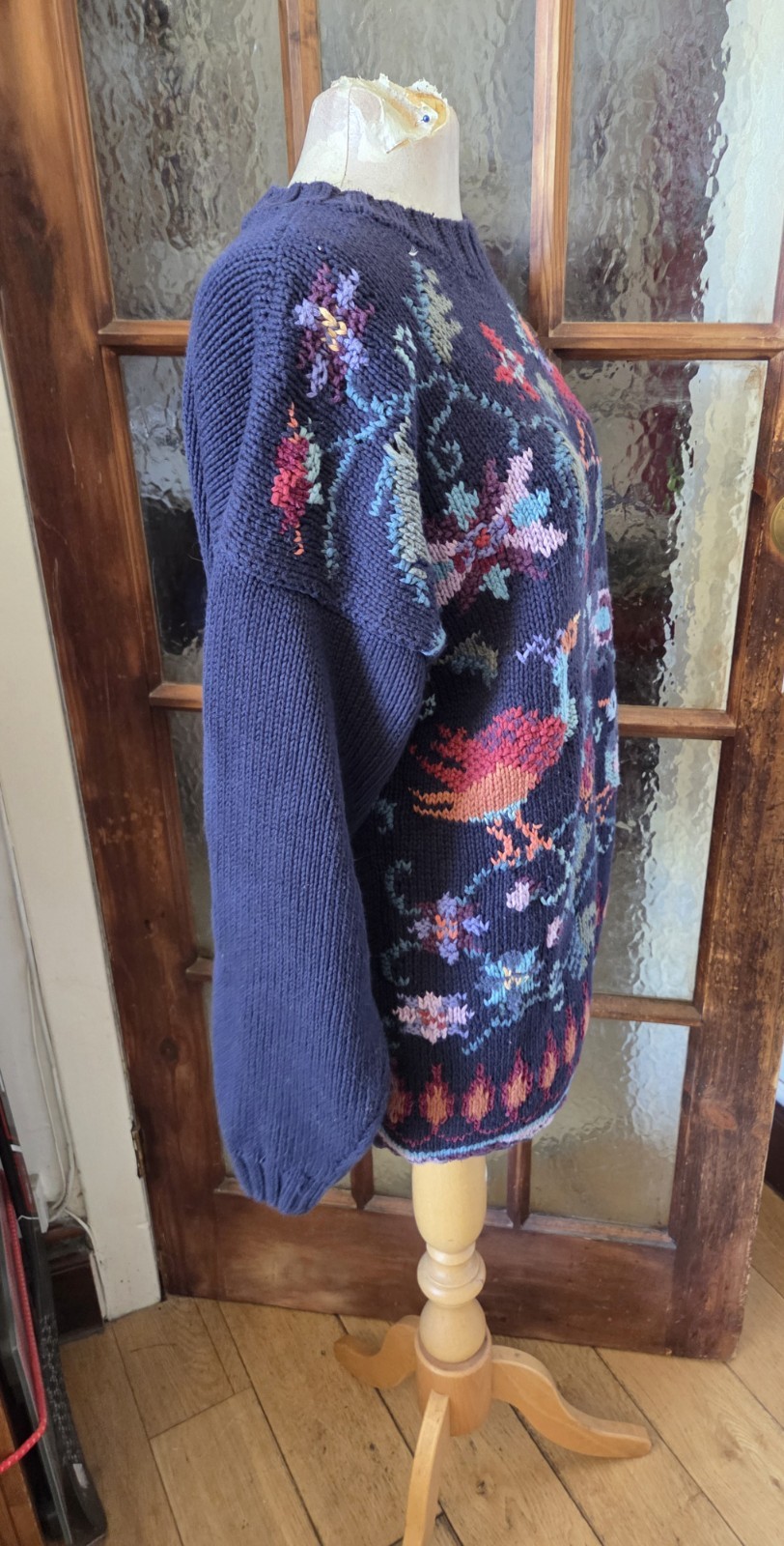 Tulchan Ladies Vintage Nineties Cotton Jumper, Size Small/Medium image 2